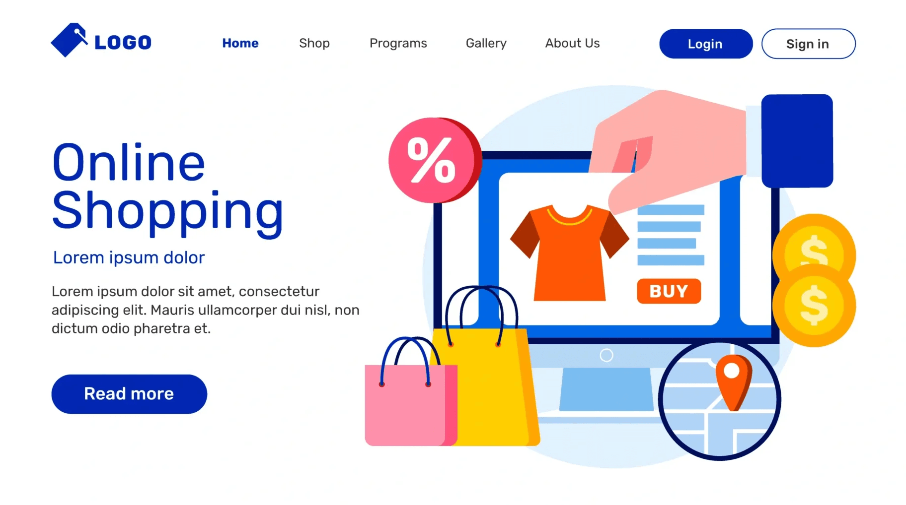 An E-commerce website
